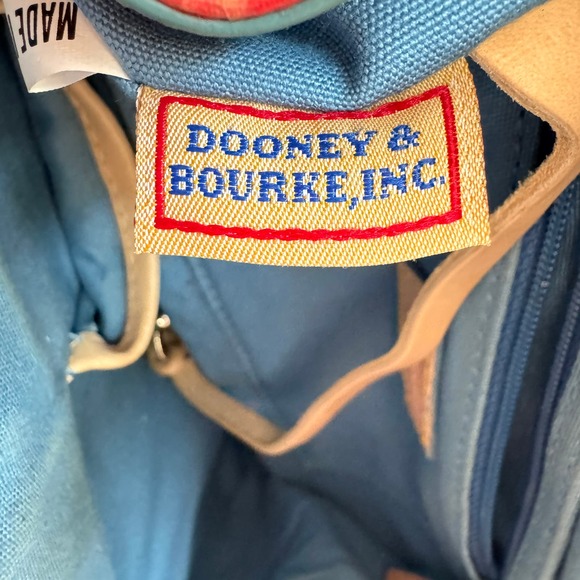 Dooney & Bourke Y2K Small Buckle Satchel Monogram Leather Bag Satchel Rainbow - Picture 12 of 14